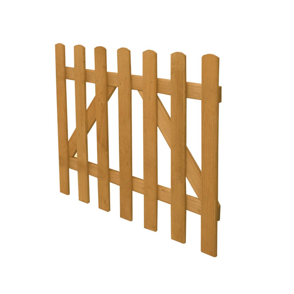 Forest Garden Grooved Pale Gate – 3ft 5013053189986 2